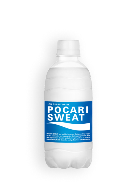 Image of Pocari Sweat 350ml bottle.