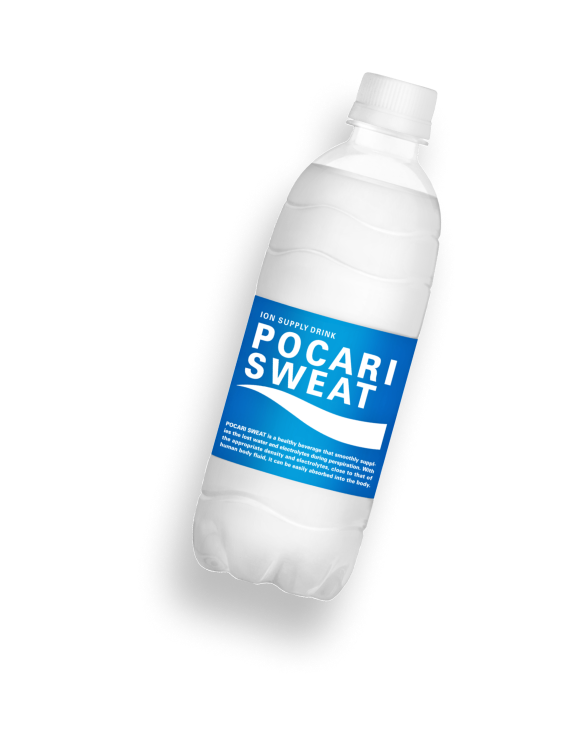 The 500ml size of Pocari Sweat drink